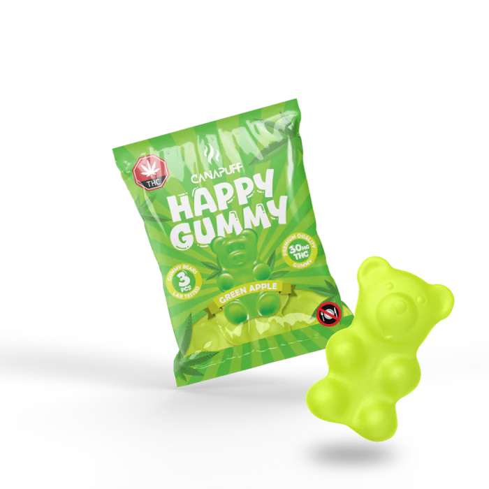 THC Gummies Green Apple